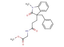 methyl {[3-(3-benzyl-1-methyl-2-oxo-2,3-dihydro-1H-indol-3-yl)propanoyl]amino}acetate