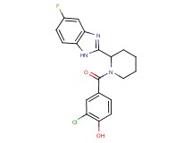 2-chloro-4-{[2-(5-fluoro-1H-benzimidazol-2-yl)-1-piperidinyl]carbonyl}phenol
