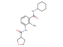 N-{3-[(cyclohexylamino)carbonyl]-2-methylphenyl}tetrahydrofuran-3-carboxamide