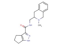 N-[(2-methyl-1,2,3,4-tetrahydroisoquinolin-3-yl)methyl]-1,4,5,6-tetrahydrocyclopenta[c]pyrazole-3-carboxamide