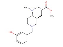 methyl 3-[(3S*,4R*)-4-(dimethylamino)-1-(3-hydroxybenzyl)-3-piperidinyl]propanoate