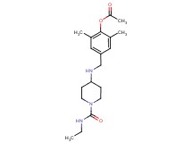 4-[({1-[(ethylamino)carbonyl]piperidin-4-yl}amino)methyl]-2,6-dimethylphenyl acetate