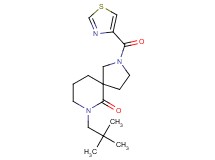 7-(2,2-dimethylpropyl)-2-(1,3-thiazol-4-ylcarbonyl)-2,7-diazaspiro[4.5]decan-6-one