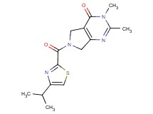 6-[(4-isopropyl-1,3-thiazol-2-yl)carbonyl]-2,3-dimethyl-3,5,6,7-tetrahydro-4H-pyrrolo[3,4-d]pyrimidin-4-one
