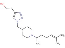 2-(1-{[1-(1,5-dimethylhex-4-en-1-yl)piperidin-4-yl]methyl}-1H-1,2,3-triazol-4-yl)ethanol