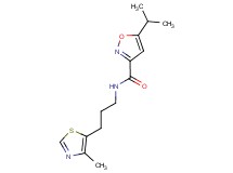 5-isopropyl-N-[3-(4-methyl-1,3-thiazol-5-yl)propyl]-3-isoxazolecarboxamide