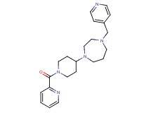 1-[1-(pyridin-2-ylcarbonyl)piperidin-4-yl]-4-(pyridin-4-ylmethyl)-1,4-diazepane