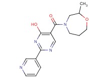 5-[(2-methyl-1,4-oxazepan-4-yl)carbonyl]-2-pyridin-3-ylpyrimidin-4-ol
