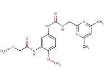 N-{5-[({[(4,6-dimethylpyrimidin-2-yl)methyl]amino}carbonyl)amino]-2-methoxyphenyl}-2-methoxyacetamide