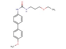 N-(3-ethoxypropyl)-N'-(4'-methoxybiphenyl-4-yl)urea