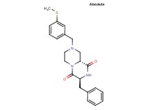 (3S,9aR)-3-benzyl-8-[3-(methylthio)benzyl]tetrahydro-2H-pyrazino[1,2-a]pyrazine-1,4(3H,6H)-dione