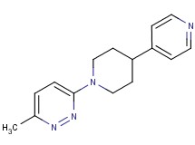 3-methyl-6-[4-(4-pyridinyl)-1-piperidinyl]pyridazine