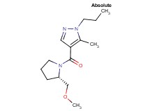 4-{[(2S)-2-(methoxymethyl)-1-pyrrolidinyl]carbonyl}-5-methyl-1-propyl-1H-pyrazole