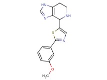 4-[2-(3-methoxyphenyl)-1,3-thiazol-5-yl]-4,5,6,7-tetrahydro-1H-imidazo[4,5-c]pyridine