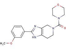 2-(3-methoxyphenyl)-5-(morpholin-4-ylcarbonyl)-4,5,6,7-tetrahydro-1H-imidazo[4,5-c]pyridine