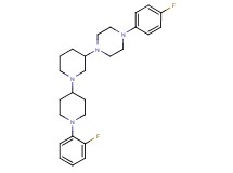 1'-(2-fluorophenyl)-3-[4-(4-fluorophenyl)-1-piperazinyl]-1,4'-bipiperidine