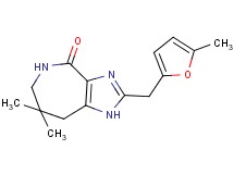 7,7-dimethyl-2-[(5-methyl-2-furyl)methyl]-5,6,7,8-tetrahydroimidazo[4,5-c]azepin-4(1H)-one