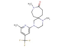 1,9-dimethyl-4-[6-methyl-4-(trifluoromethyl)pyridin-2-yl]-1,4,9-triazaspiro[5.6]dodecan-10-one