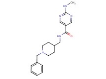 N-[(1-benzylpiperidin-4-yl)methyl]-2-(methylamino)pyrimidine-5-carboxamide