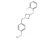3-(2-fluorophenoxy)-1-(4-methoxybenzyl)azetidine