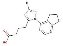 4-[1-(2,3-dihydro-1H-inden-4-yl)-1H-1,2,4-triazol-5-yl]butanoic acid
