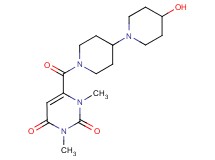 6-[(4-hydroxy-1,4'-bipiperidin-1'-yl)carbonyl]-1,3-dimethyl-2,4(1H,3H)-pyrimidinedione