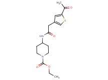 ethyl 4-{[(5-acetyl-3-thienyl)acetyl]amino}piperidine-1-carboxylate