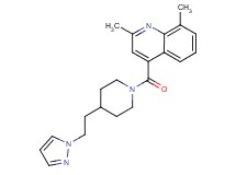 2,8-dimethyl-4-({4-[2-(1H-pyrazol-1-yl)ethyl]-1-piperidinyl}carbonyl)quinoline