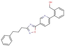 (2-{5-[3-(3-phenylpropyl)-1,2,4-oxadiazol-5-yl]pyridin-2-yl}phenyl)methanol
