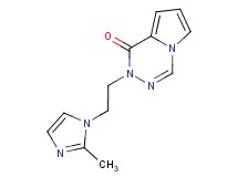 2-[2-(2-methyl-1H-imidazol-1-yl)ethyl]pyrrolo[1,2-d][1,2,4]triazin-1(2H)-one