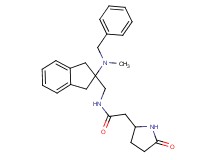 N-({2-[benzyl(methyl)amino]-2,3-dihydro-1H-inden-2-yl}methyl)-2-(5-oxo-2-pyrrolidinyl)acetamide