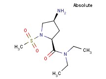 (4S)-4-amino-N,N-diethyl-1-(methylsulfonyl)-L-prolinamide