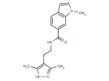 N-[2-(3,5-dimethyl-1H-pyrazol-4-yl)ethyl]-1-methyl-1H-indole-6-carboxamide