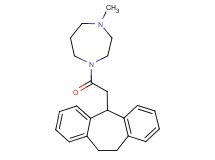 1-(10,11-dihydro-5H-dibenzo[a,d][7]annulen-5-ylacetyl)-4-methyl-1,4-diazepane