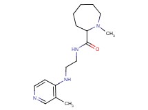 1-methyl-N-{2-[(3-methyl-4-pyridinyl)amino]ethyl}-2-azepanecarboxamide