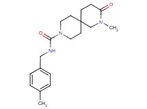 2-methyl-N-(4-methylbenzyl)-3-oxo-2,9-diazaspiro[5.5]undecane-9-carboxamide