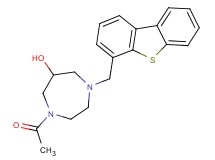 1-acetyl-4-(dibenzo[b,d]thien-4-ylmethyl)-1,4-diazepan-6-ol