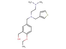 (5-{[[2-(dimethylamino)ethyl](3-thienylmethyl)amino]methyl}-2-ethoxyphenyl)methanol