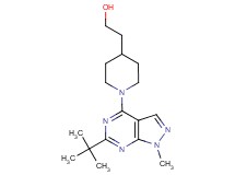 2-[1-(6-tert-butyl-1-methyl-1H-pyrazolo[3,4-d]pyrimidin-4-yl)-4-piperidinyl]ethanol