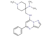 N-{[4-(dimethylamino)-1-methyl-4-piperidinyl]methyl}-5-phenylpyrazolo[1,5-a]pyrimidin-7-amine