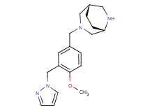 rel-(1S,5S)-3-[4-methoxy-3-(1H-pyrazol-1-ylmethyl)benzyl]-3,6-diazabicyclo[3.2.2]nonane dihydrochloride