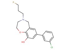 7-(3-chlorophenyl)-4-(3-fluoropropyl)-2,3,4,5-tetrahydro-1,4-benzoxazepin-9-ol