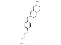 2-(4-butoxybenzyl)-8-methyloctahydro-2H-pyrazino[1,2-a]pyrazine