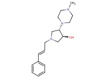 (3S*,4S*)-4-(4-methylpiperazin-1-yl)-1-[(2E)-3-phenylprop-2-en-1-yl]pyrrolidin-3-ol