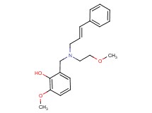 2-methoxy-6-({(2-methoxyethyl)[(2E)-3-phenylprop-2-en-1-yl]amino}methyl)phenol