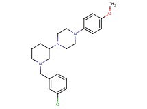 1-[1-(3-chlorobenzyl)-3-piperidinyl]-4-(4-methoxyphenyl)piperazine