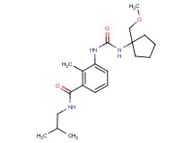 N-isobutyl-3-[({[1-(methoxymethyl)cyclopentyl]amino}carbonyl)amino]-2-methylbenzamide
