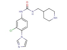 N-[3-chloro-4-(1H-imidazol-1-yl)phenyl]-N'-(4-piperidinylmethyl)urea dihydrochloride