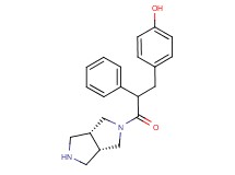 4-{3-[(3aR*,6aS*)-hexahydropyrrolo[3,4-c]pyrrol-2(1H)-yl]-3-oxo-2-phenylpropyl}phenol