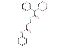 N~3~-[morpholin-4-yl(pyridin-3-yl)acetyl]-N~1~-phenyl-beta-alaninamide